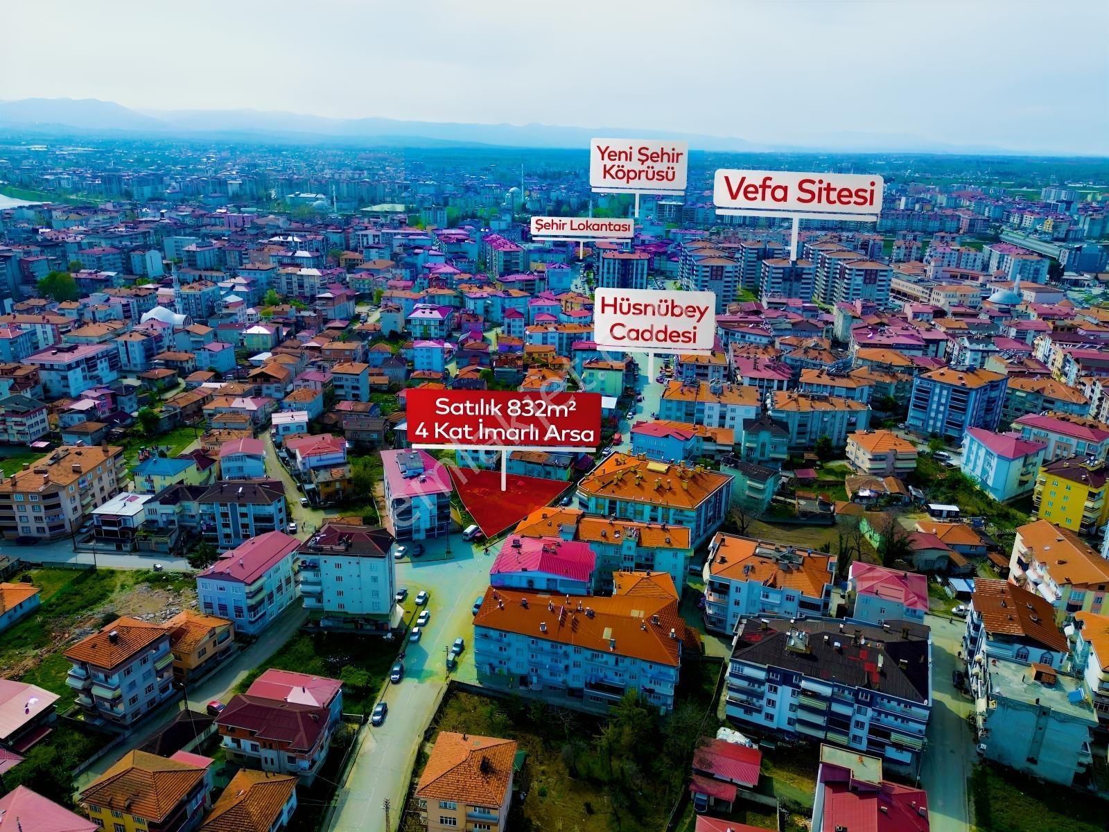 Deneyim'Den Çarşamba Orta Mahalle'De Caddeye Cephe Satılık Arsa