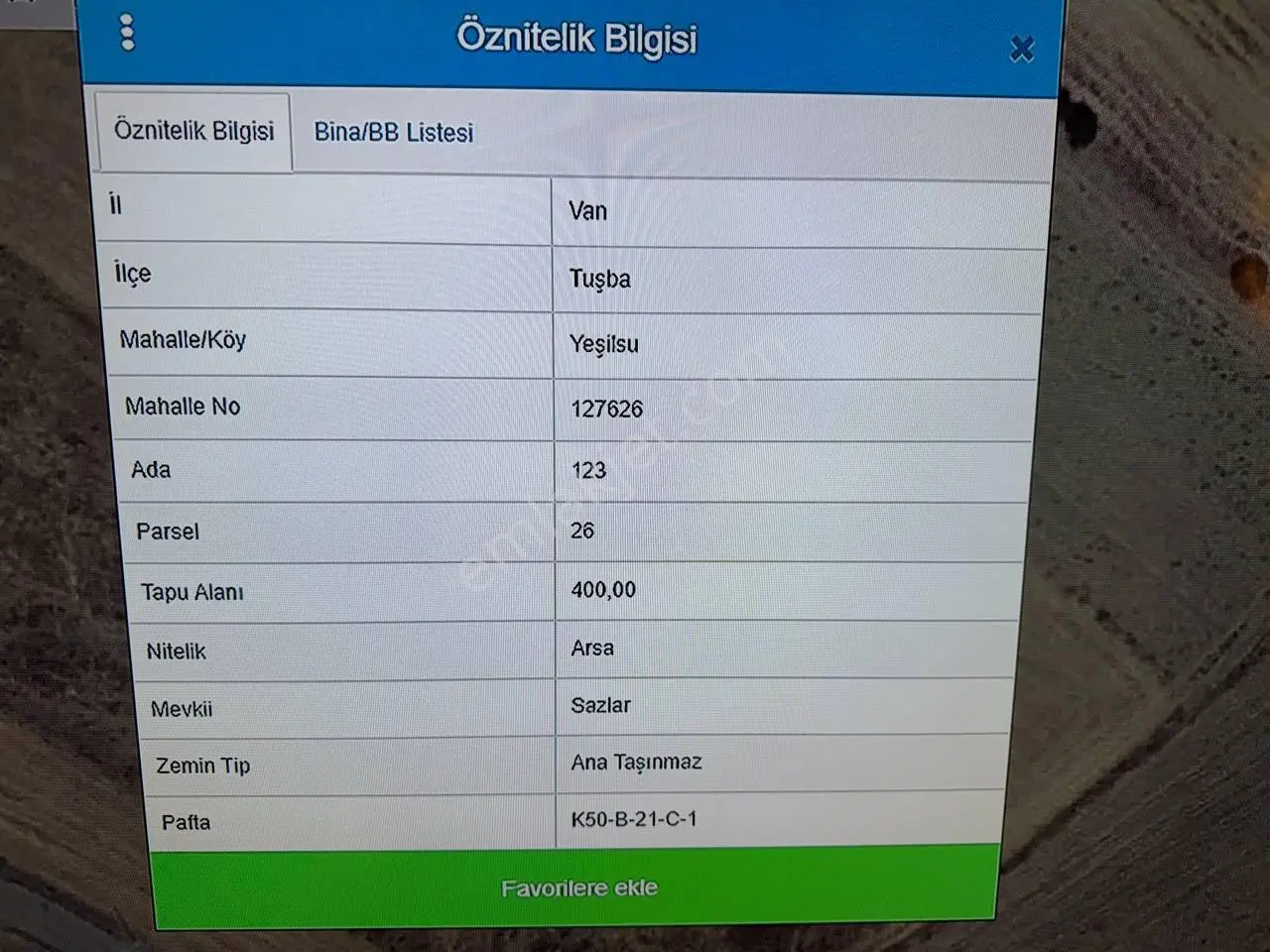 Çakı Yapı Emlaktan Tuşba Yeşilsu Da 400m2 Arsa — fotoğraf 5