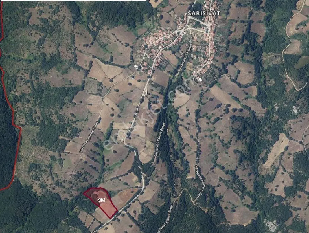 Çanakkale Biga Sarısıvat Köyü 11.863 M2 Satılık Fırsat Tarla — fotoğraf 4