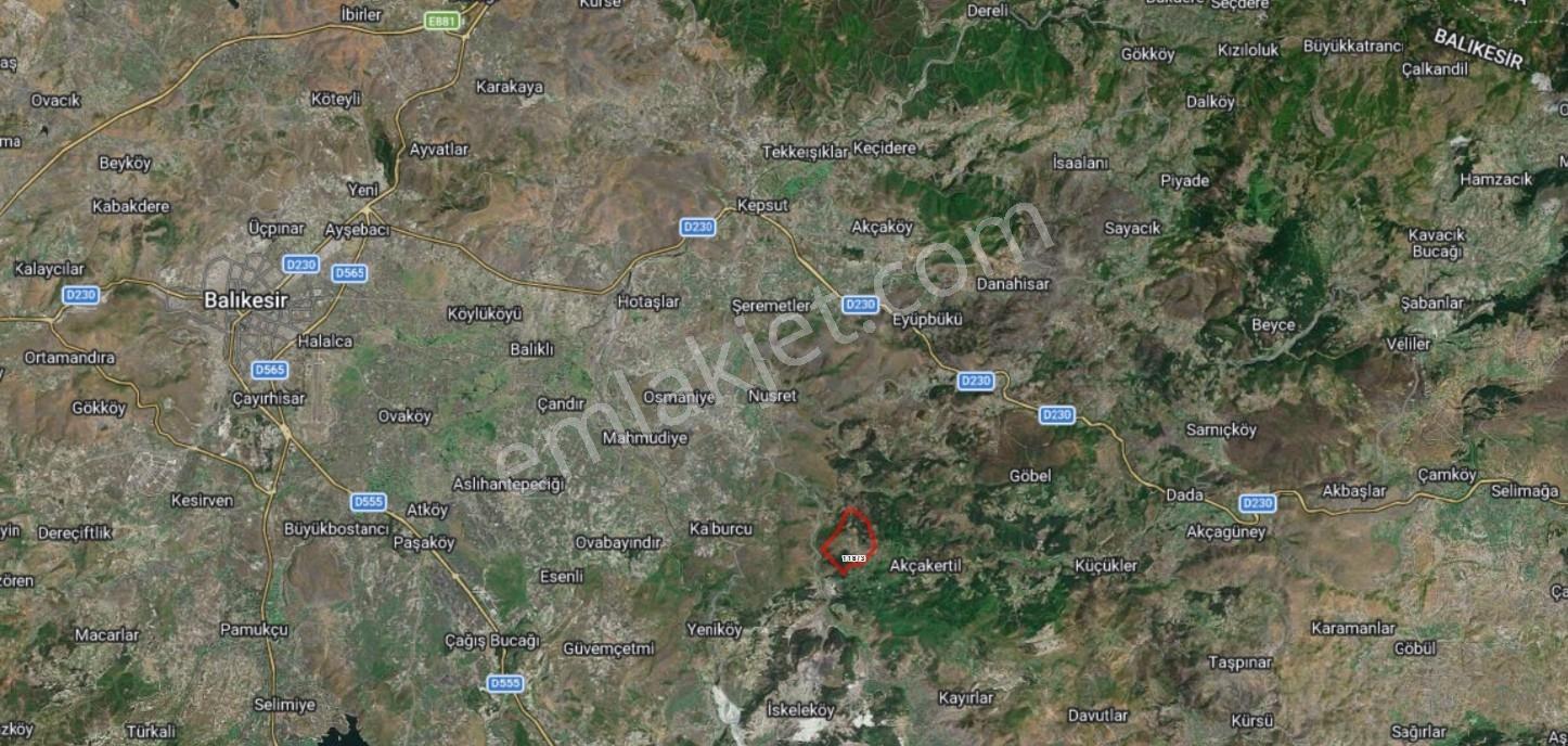 Mir'den Kepsut Tilkicik'de 4087 M2 Satılık Tarla — fotoğraf 6