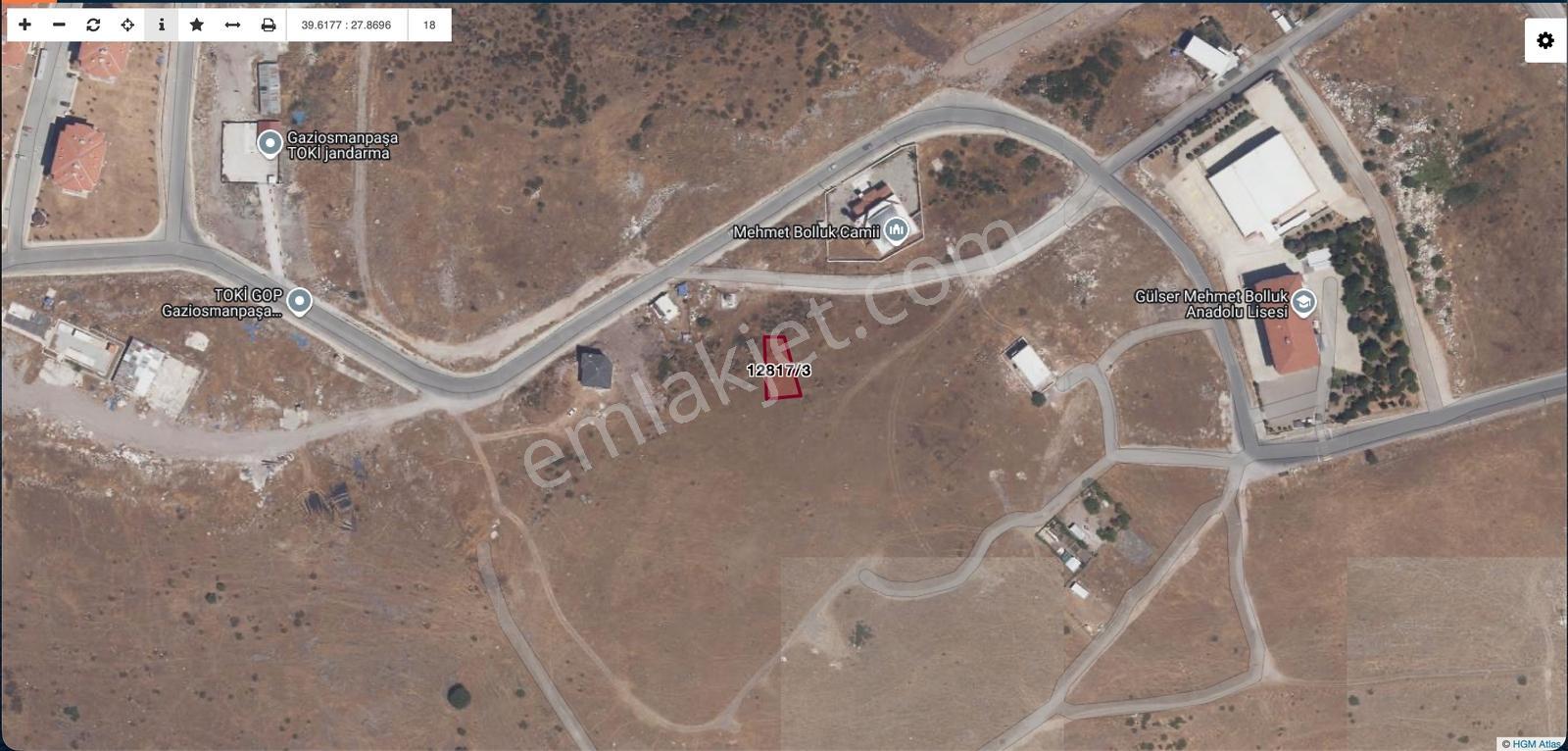 Altıeylül Gaziosmanpaşa Mah. Satılık Emsalsiz İkili 604 M² Arsa