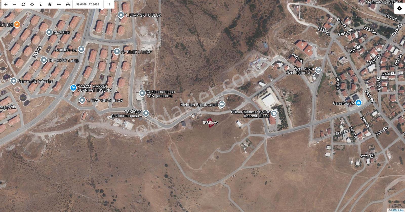 Altıeylül Gaziosmanpaşa Mah. Satılık Emsalsiz İkili 604 M² Arsa — fotoğraf 4