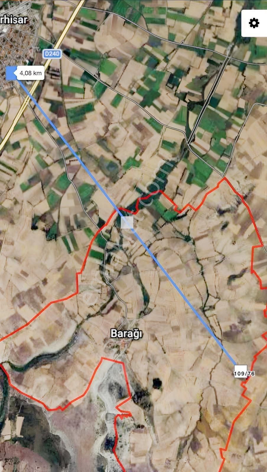 Kütahya Çavdarhisar Barağıda Tek Tapu 4.540 M2 Tarla — fotoğraf 2