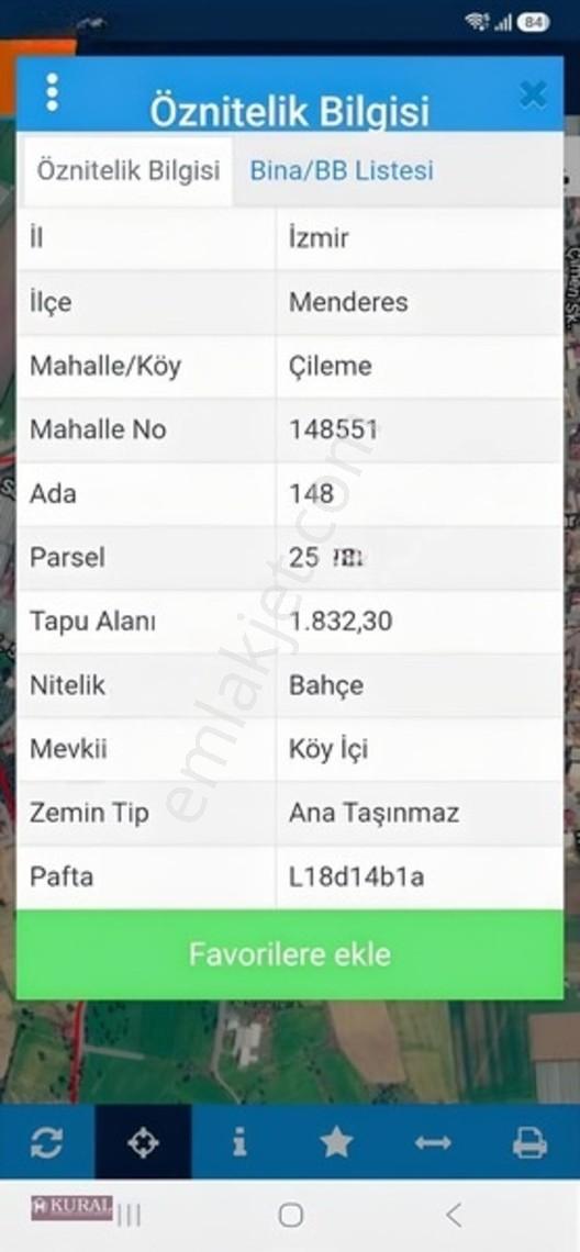 İzmir Menderes Çilemede Tekmüstakil Tapu %50 İmar 1832 İnşaatyap — fotoğraf 23