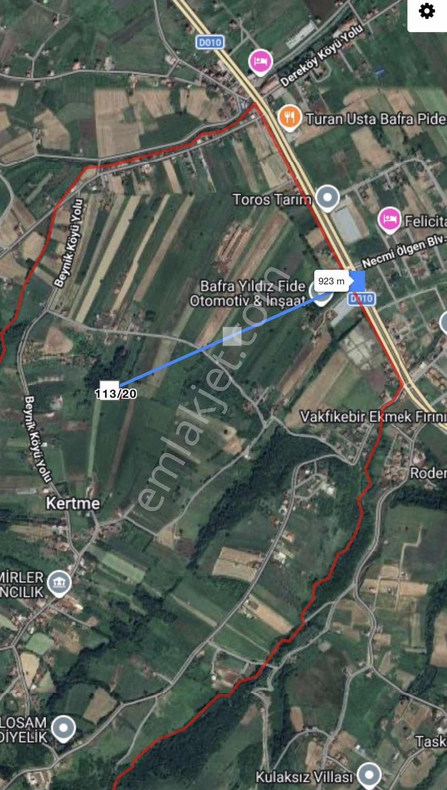 19 Mayıs Kertmede Samsunsinop Karayoluna 1 Km 1.634,12 M² — fotoğraf 2