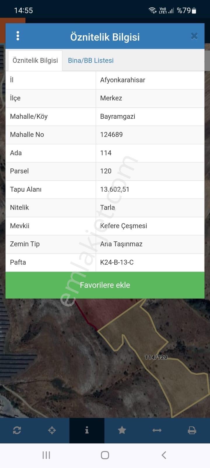 Lida Emlak Güvencesiyle Satılık 25.148 M² Tarla