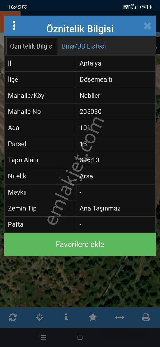 Döşemealtı Nebiler Fırsat Arsa — fotoğraf 2