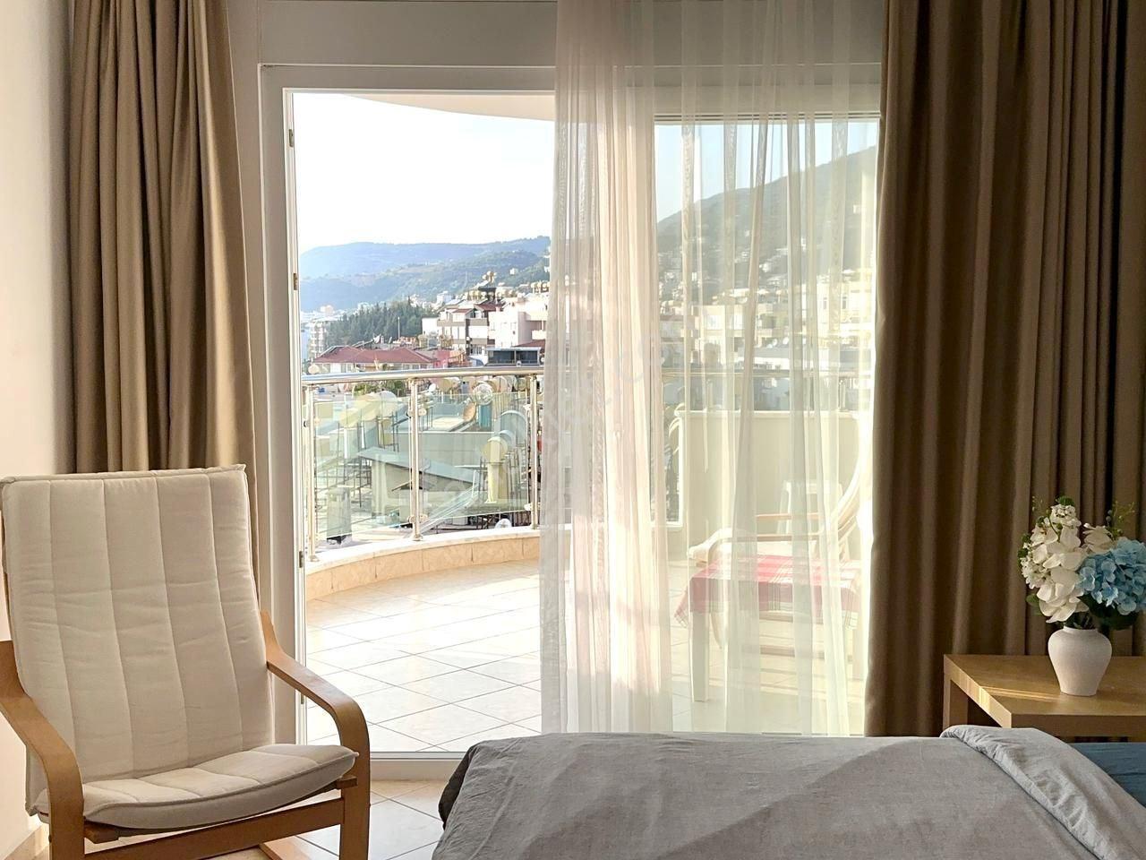 Alanya Kleopatrada Deniz Manzaralı Denize 300m 2+1 Satılık Daire — fotoğraf 10