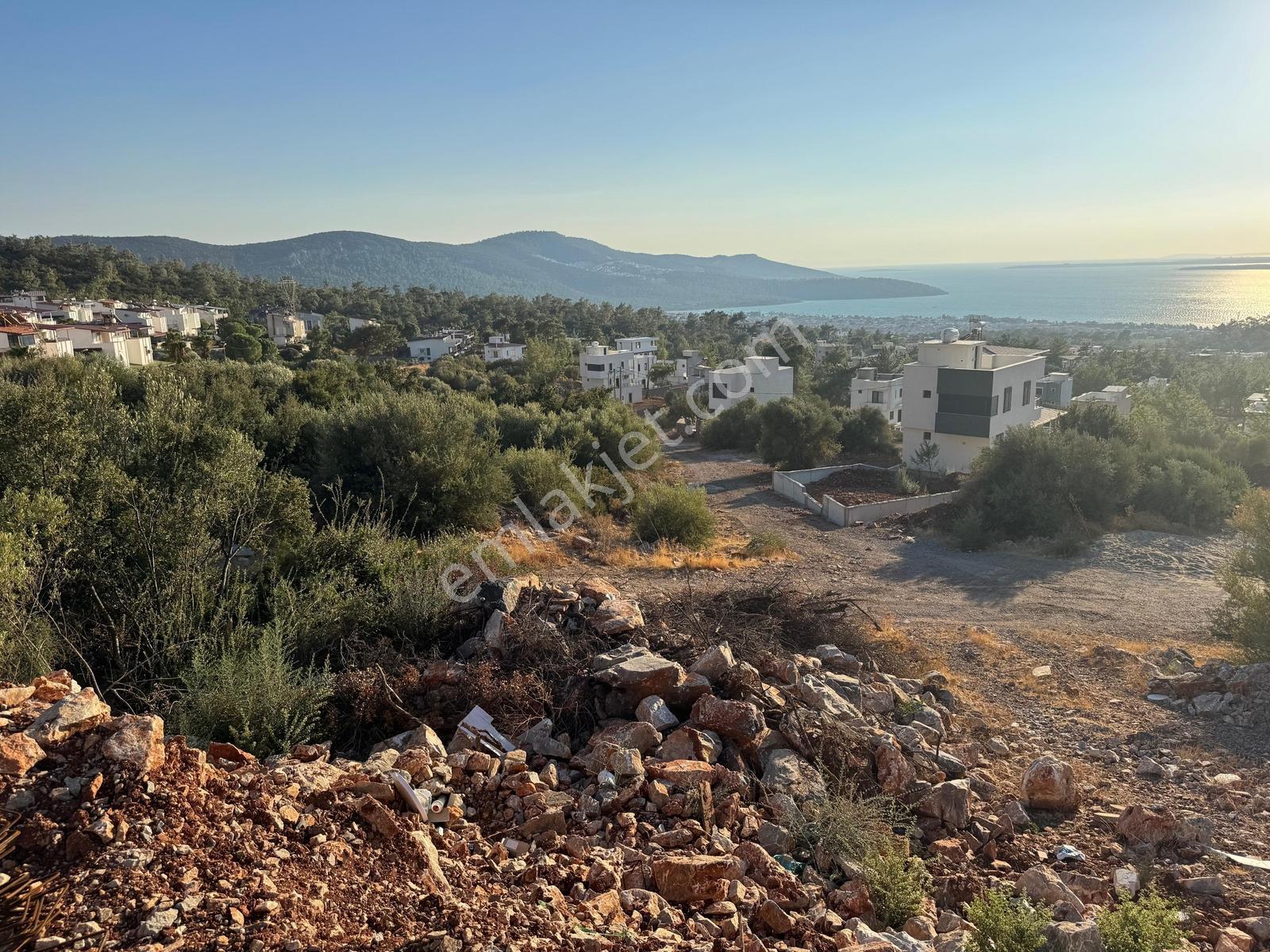Didim Satılık Arsa Panoramik Deniz Manzaralı Villa İmarlı Akbük — fotoğraf 7