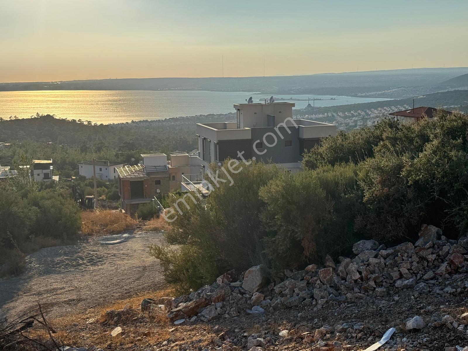 Didim Satılık Arsa Panoramik Deniz Manzaralı Villa İmarlı Akbük — fotoğraf 14