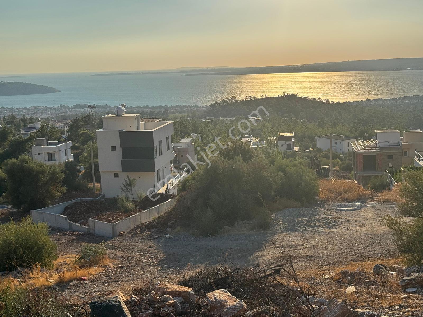 Didim Satılık Arsa Panoramik Deniz Manzaralı Villa İmarlı Akbük — fotoğraf 15