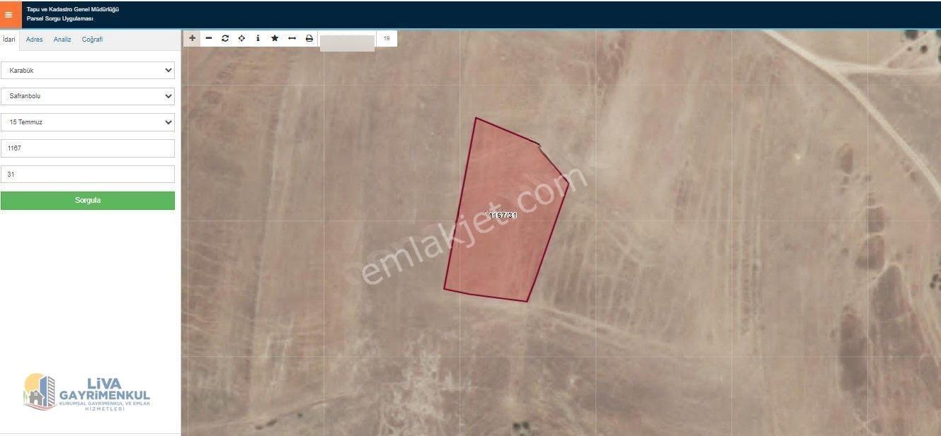 Karabük Safranbolu 15 Temmuz Mahallesinde 2646 M² Satılık Tarla, — fotoğraf 2