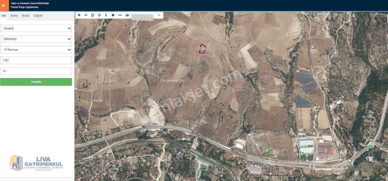 Karabük Safranbolu 15 Temmuz Mahallesinde 2646 M² Satılık Tarla, — fotoğraf 4