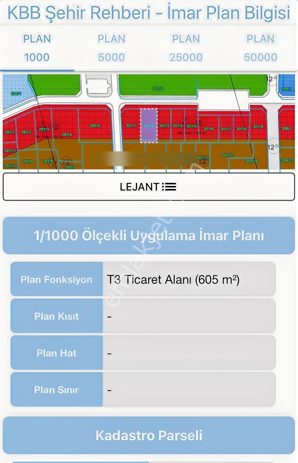 Kartepe Rahmiyede T3 Ticari İmarlı 605 M² Arsa.3 Kat.0.60 Emsal — fotoğraf 28