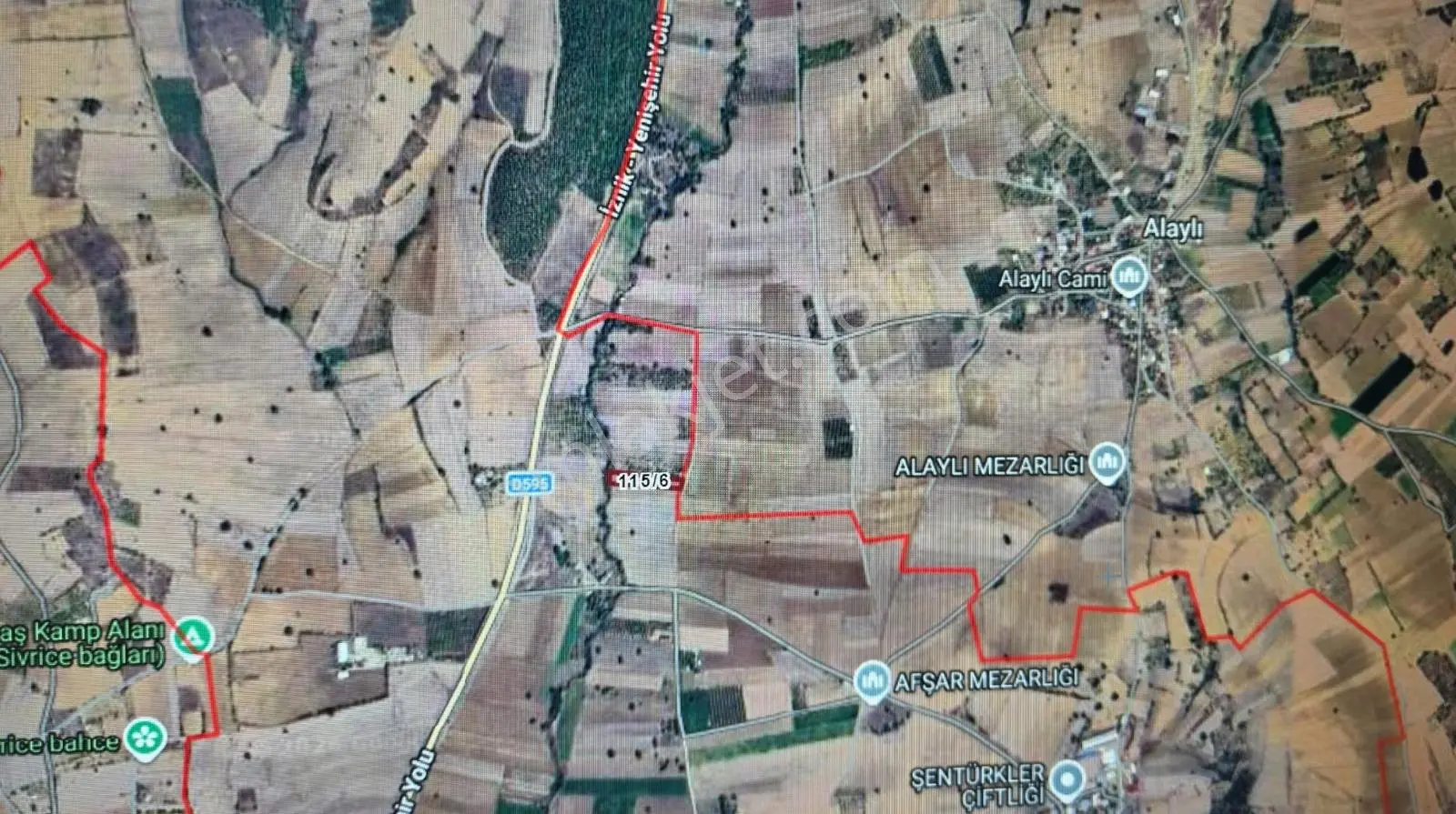 Bke Bursa Kılıç Tn Yenişehir Afşar Köyde Satılık 3.625m2 Tarla — fotoğraf 7
