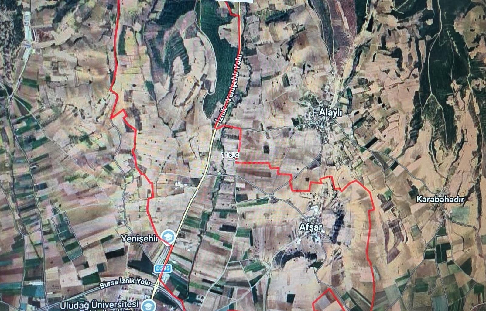 Bke Bursa Kılıç Tn Yenişehir Afşar Köyde Satılık 3.625m2 Tarla — fotoğraf 9