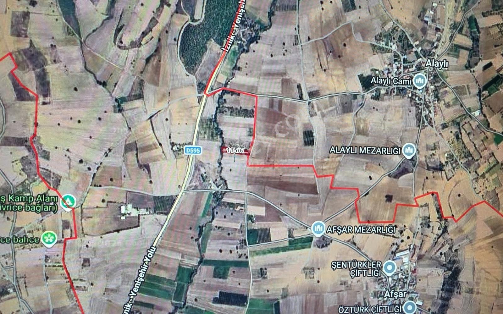 Bke Bursa Kılıç Tn Yenişehir Afşar Köyde Satılık 3.625m2 Tarla — fotoğraf 10