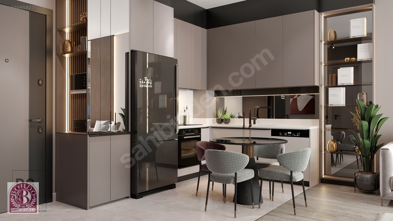 Satış Ofisinden Bordo Yaşam Projesi 1+1 Satılık Daire — fotoğraf 7