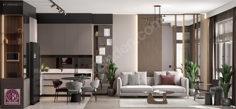 Satış Ofisinden Bordo Yaşam Projesi 1+1 Satılık Daire — fotoğraf 9