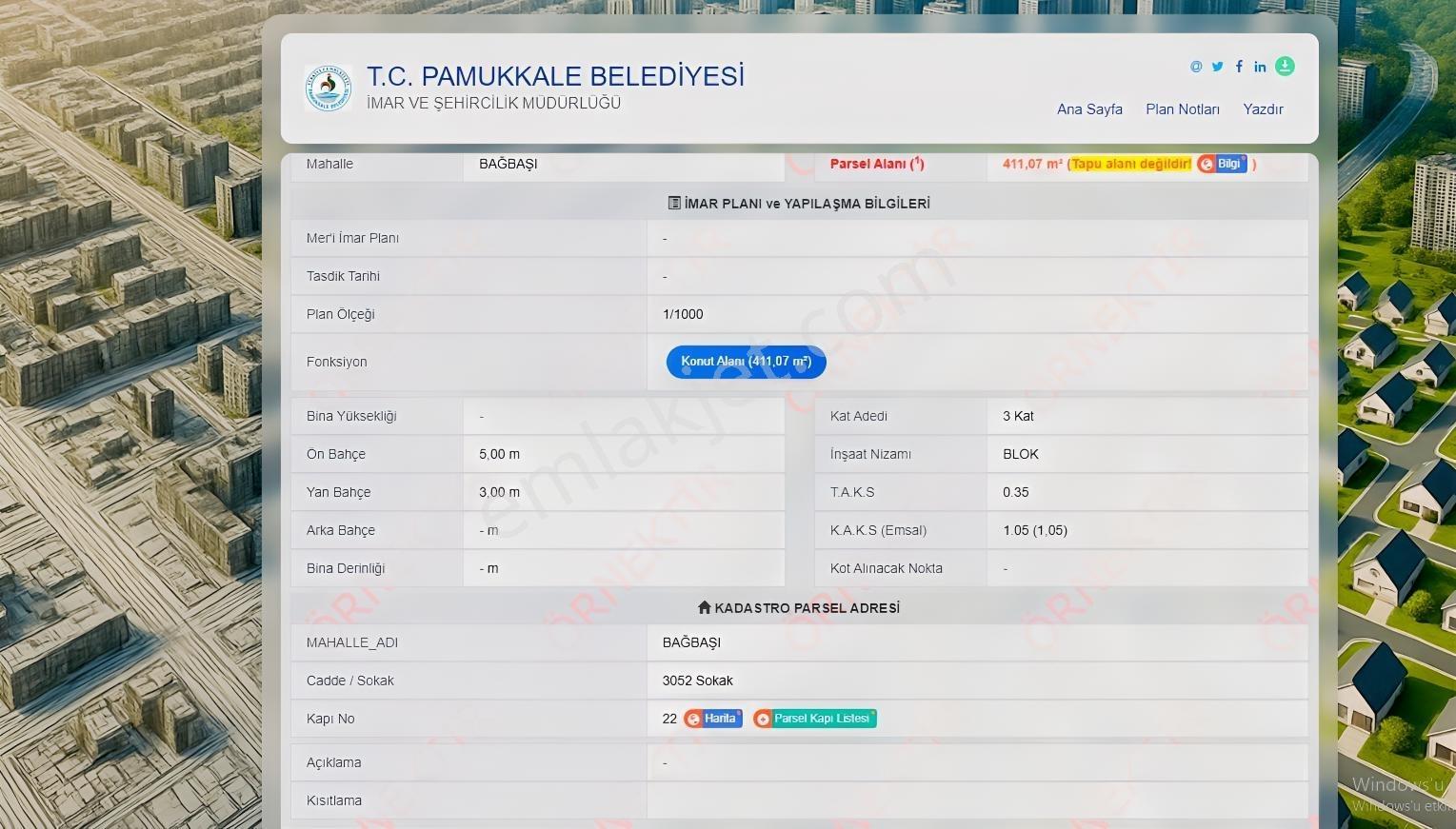 Bağbaşı Kervansarayda Çok Güzel Konum 3 Kat İmarlı Satılık Arsa — fotoğraf 10