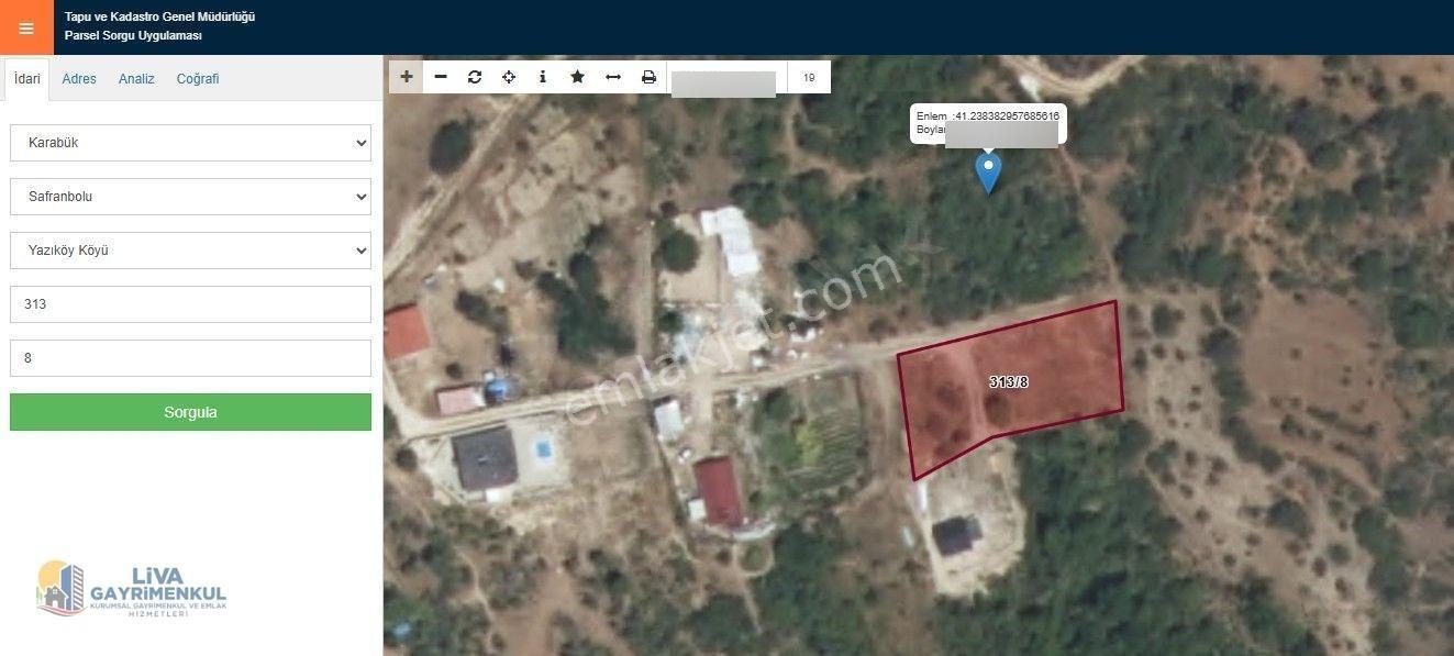 Karabük Safranbolu Yazıköyde 981 M² Satılık Bahçe, — fotoğraf 8