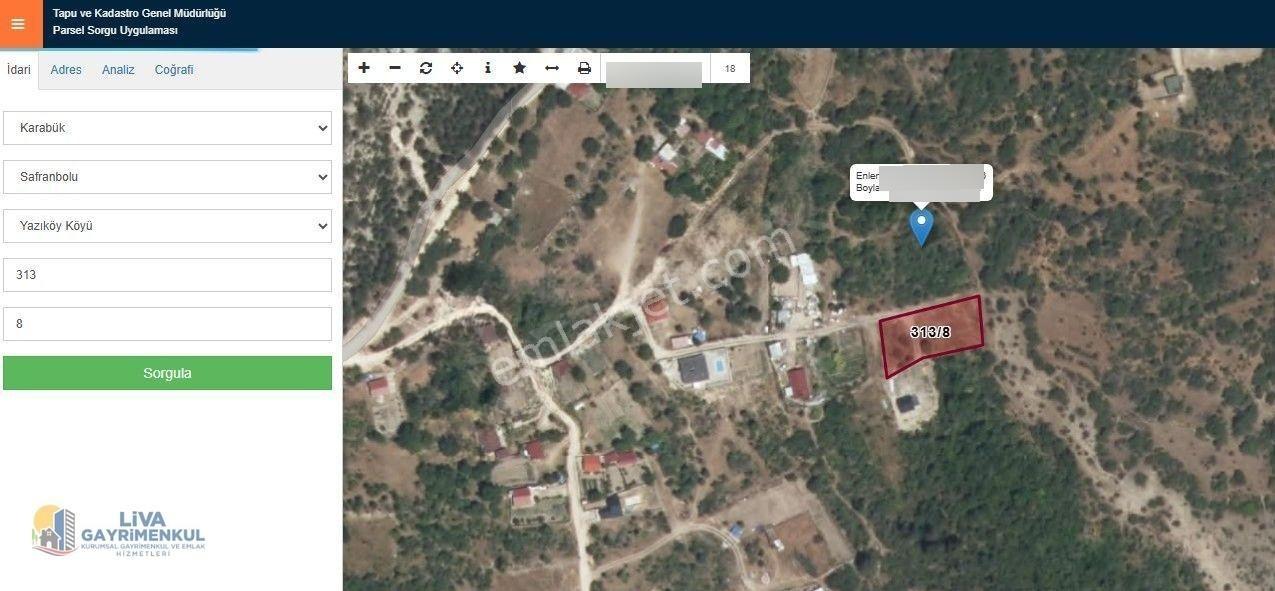 Karabük Safranbolu Yazıköyde 981 M² Satılık Bahçe, — fotoğraf 10