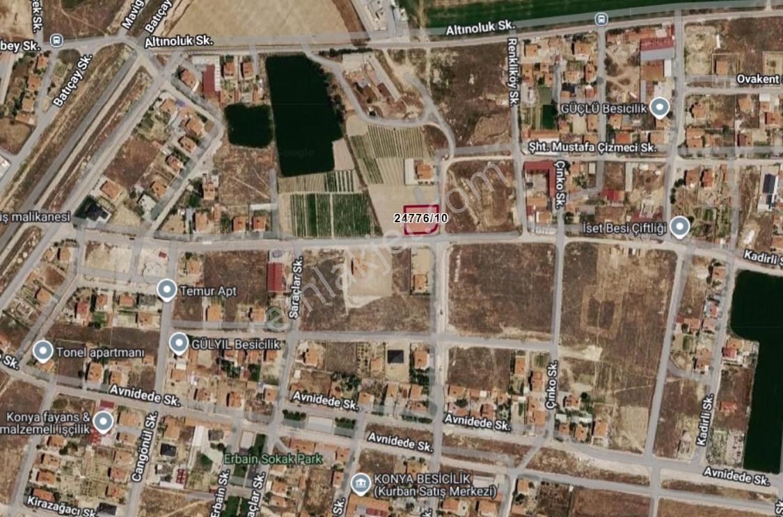 Karatay Saraçoğlunda İki Yola Cepheli Köşe Konumda 1.000 M² Arsa — fotoğraf 8