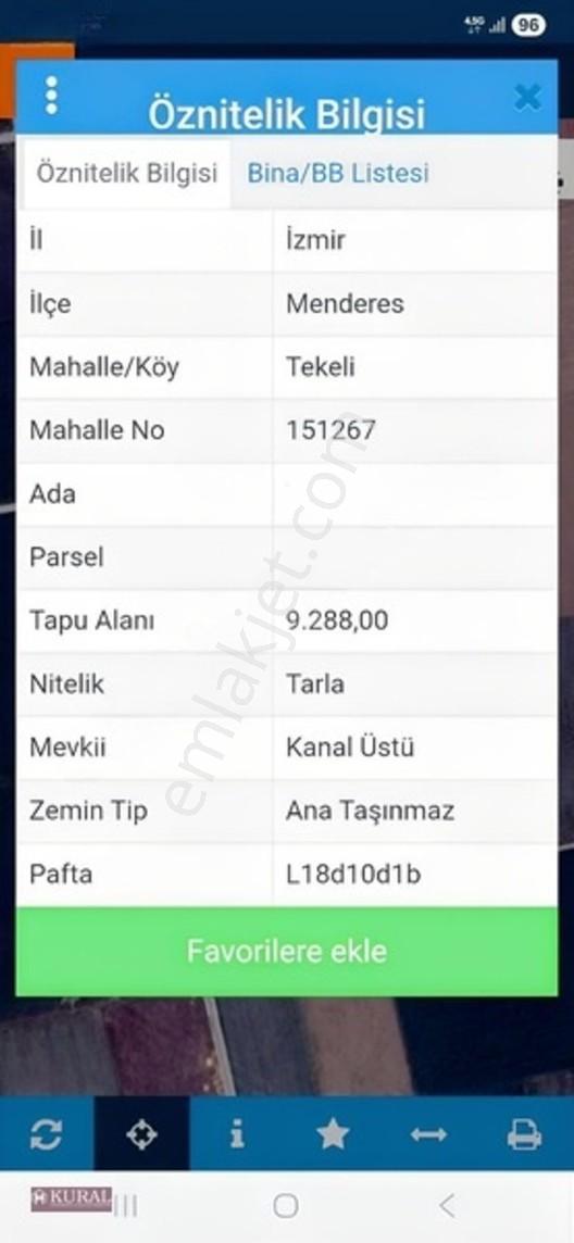 İzmir Menderes Tekelide 4644 M2 1/2 Hisseli Asalt Yol Cepheli — fotoğraf 35