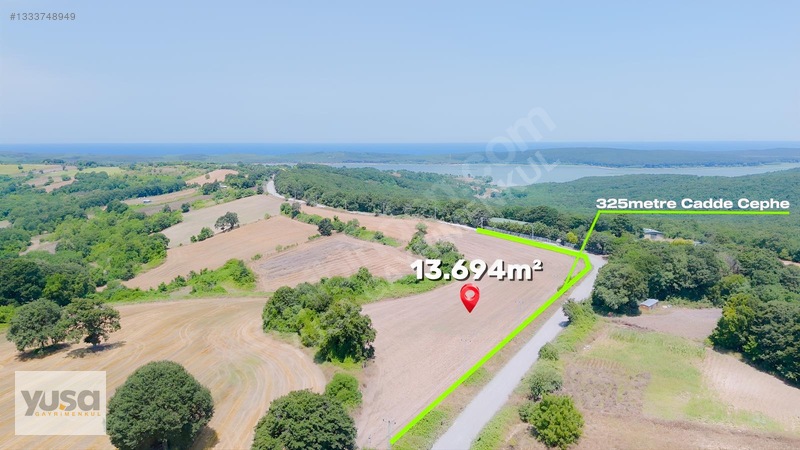 Çatalca Celepköy 13dönüm Tek Tapu 300 Metre Asfalt Cephe — fotoğraf 2