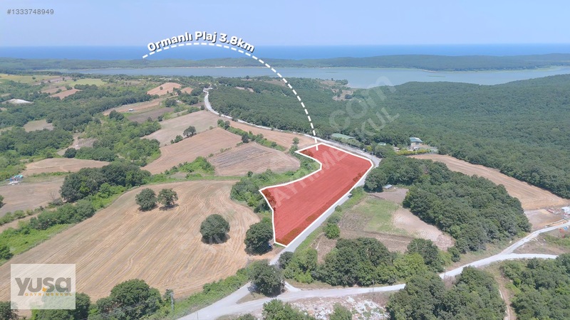 Çatalca Celepköy 13dönüm Tek Tapu 300 Metre Asfalt Cephe — fotoğraf 5