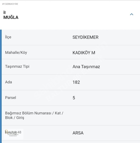 Seydikemer Kadıköy'de 20/40 Konut İmarlı, 655 M² Arsa Fırsatı — fotoğraf 12