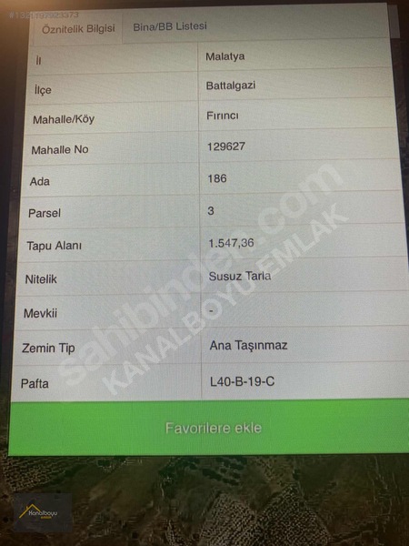 Malatyanın Gözdesi Fırıncı Mah'de 10.567 M2 Satılık Fırsat Tarla — fotoğraf 9