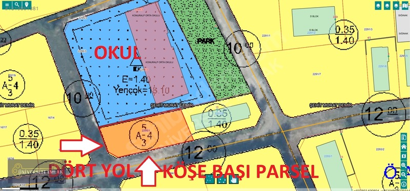 Düzce Üniversitesi Yanı Konuralp 845 M2 İmarlı %25 Kat Karşılığı — fotoğraf 2