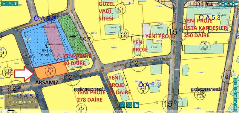 Düzce Üniversitesi Yanı Konuralp 845 M2 İmarlı %25 Kat Karşılığı — fotoğraf 8