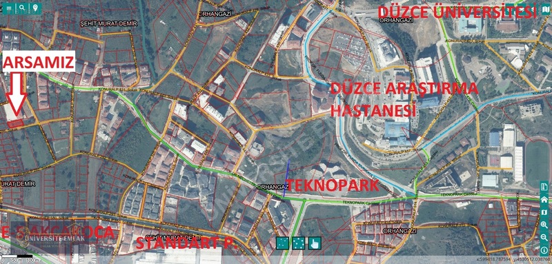 Düzce Üniversitesi Yanı Konuralp 845 M2 İmarlı %25 Kat Karşılığı — fotoğraf 10