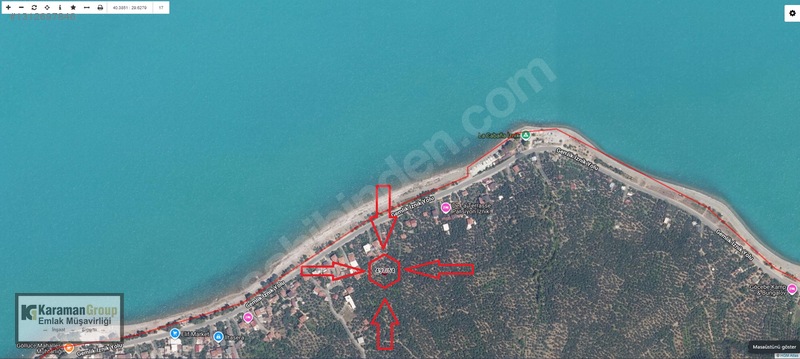 İznik Göllücede Sahile 150 Metre Mesafede 175m2 Fırsat Zeytinlik — fotoğraf 3