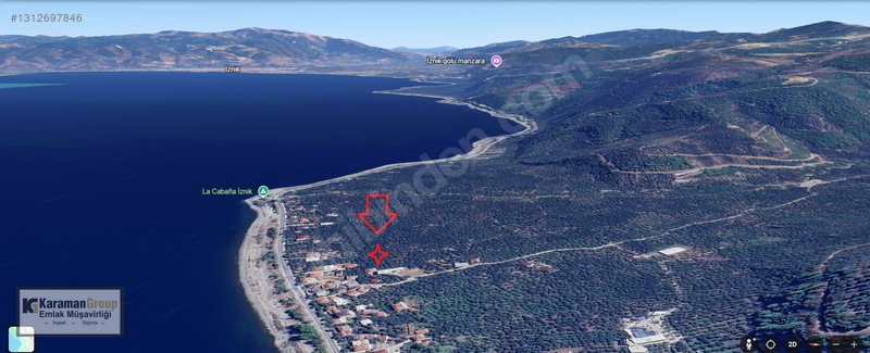 İznik Göllücede Sahile 150 Metre Mesafede 175m2 Fırsat Zeytinlik — fotoğraf 9