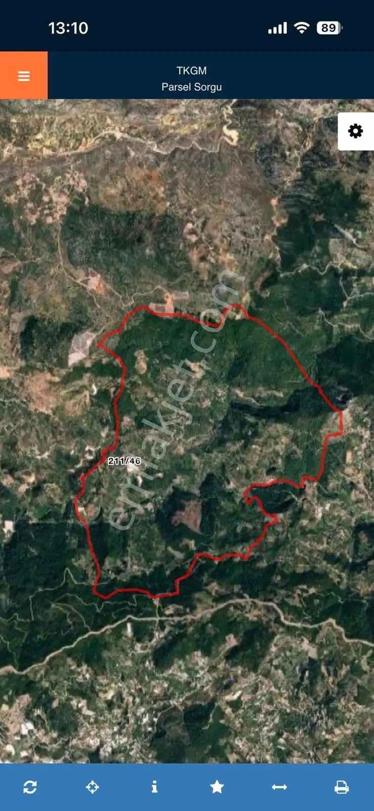 Alanya Gümüşgöze Mah. Satılık Tarla