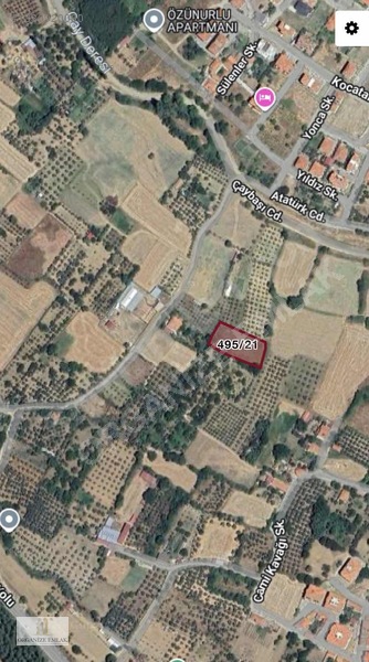 Ula Merkez Demirtaş Mahallesinde Tek Tapu 1.666 M2 Satılık Tarla — fotoğraf 3
