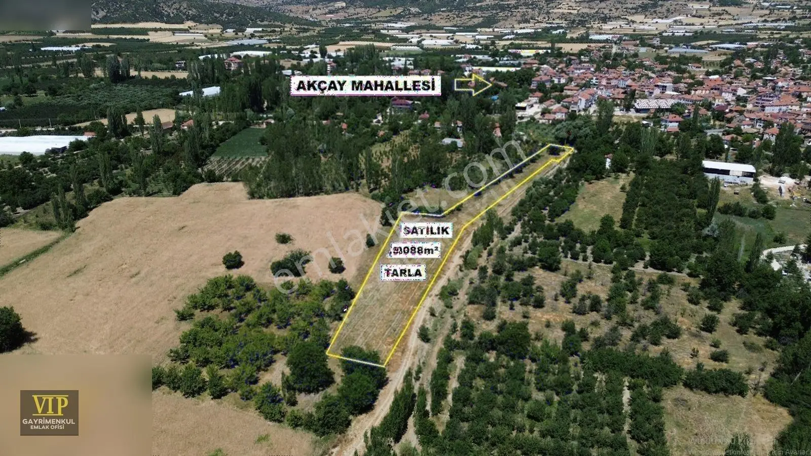 Vip Gayrimenkul'den Akçay Mah. 5088m² Fırsat Tarla — fotoğraf 3