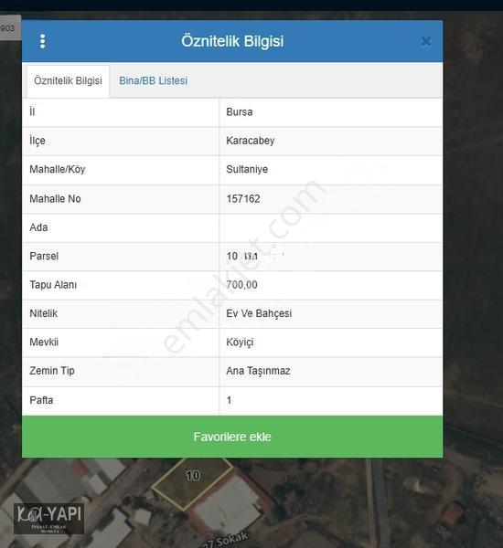 Ka-Yapı'Dan Sultaniye'De İmarlı 700 M2 Arsa