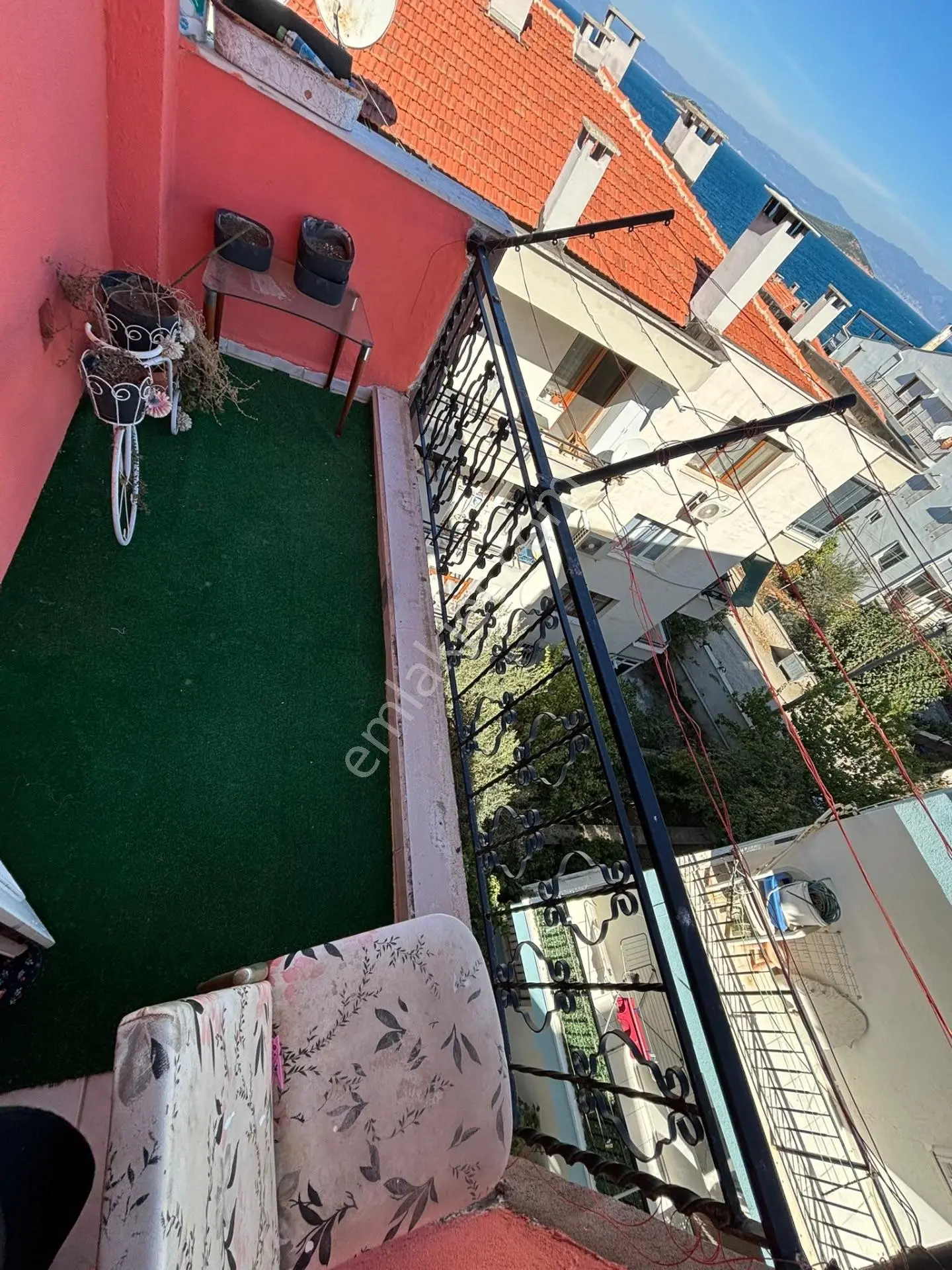 Ayvalık Aliçetinkaya’da Deniz Manzaralı Daire — fotoğraf 17