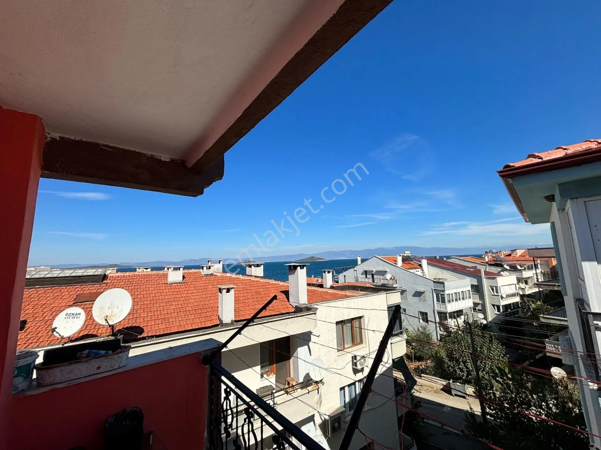 Ayvalık Aliçetinkaya’da Deniz Manzaralı Daire — fotoğraf 20