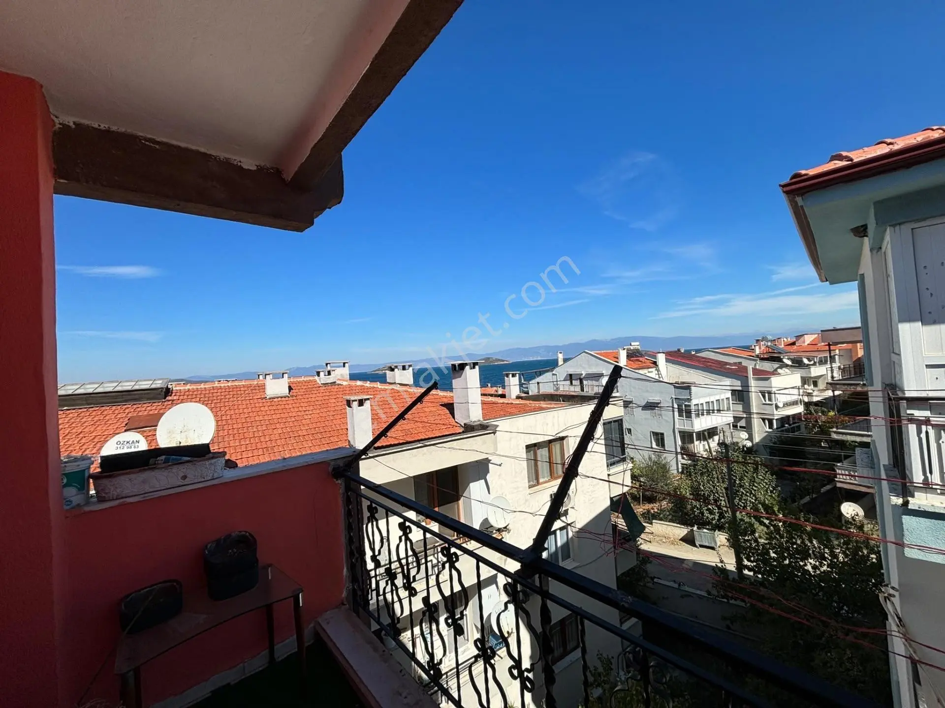 Ayvalık Aliçetinkaya’da Deniz Manzaralı Daire — fotoğraf 21
