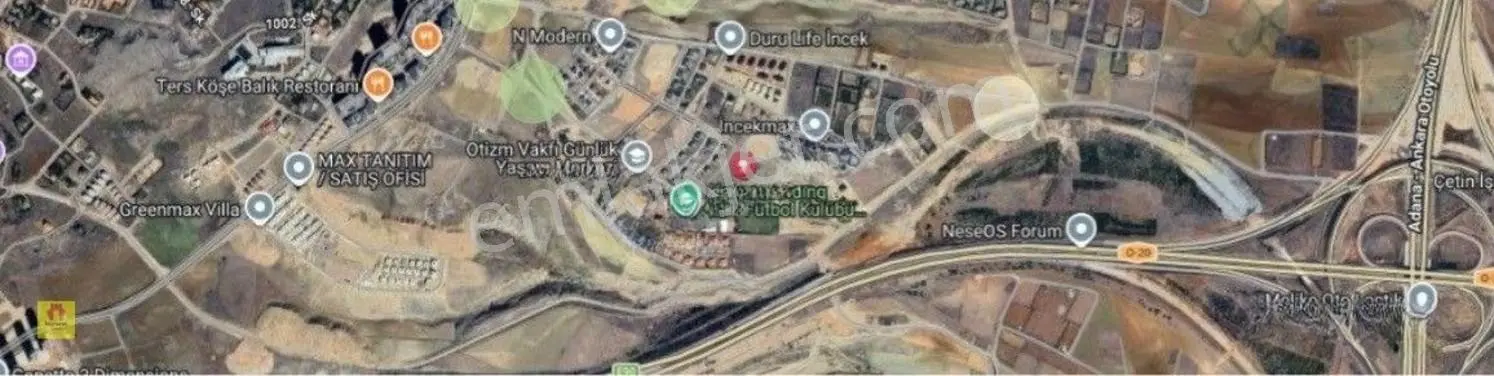 İncek Hacıların'ın Lüks Konut Bölgesinde Satılık Villa İmarlı 13.050 M2 Arsa — fotoğraf 2