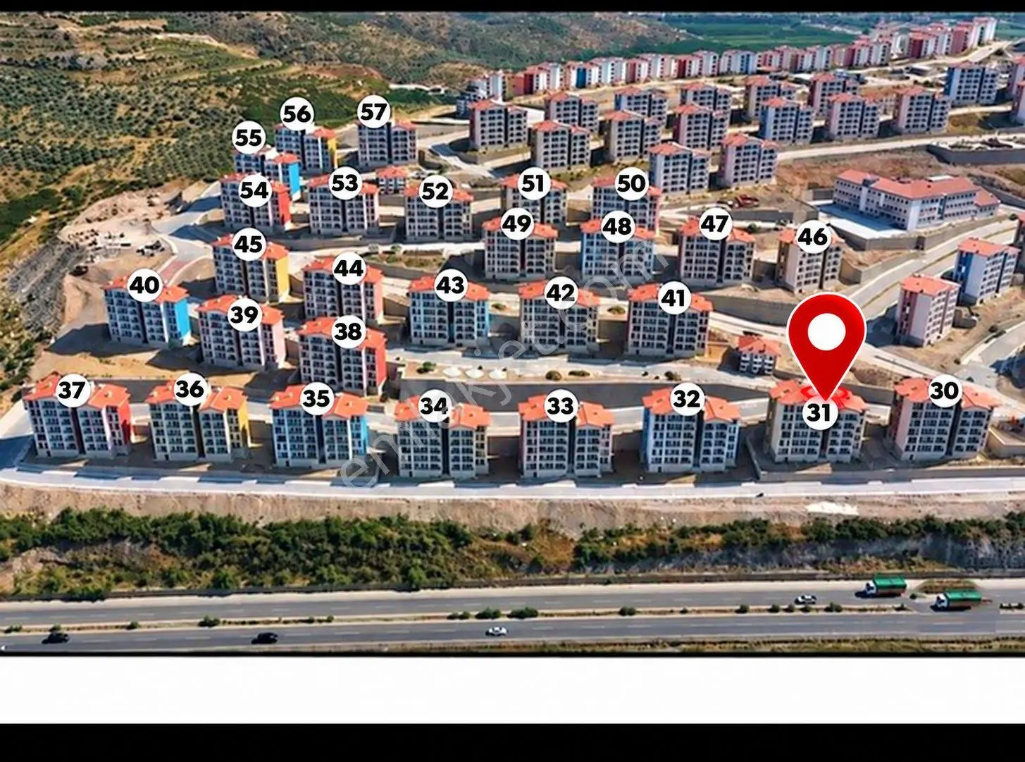Selçuk Toki 2. Etap 3+1 Ön Cephe - Manzaralı - Geniş Sıfır Daire — fotoğraf 3