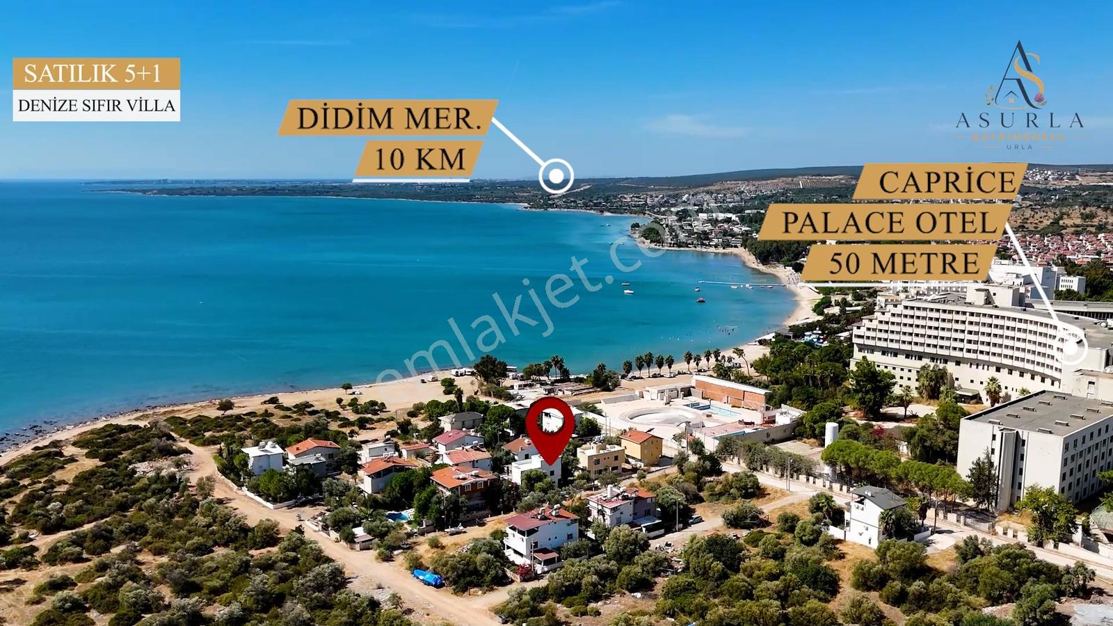 Didim Akbük'de 5+1 Deniz Manzaralı Bahçeli Villa | Denize 140 M. — fotoğraf 3