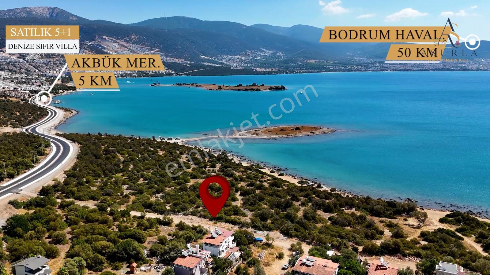 Didim Akbük'de 5+1 Deniz Manzaralı Bahçeli Villa | Denize 140 M. — fotoğraf 4