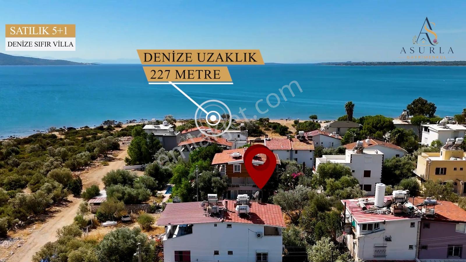 Didim Akbük'de 5+1 Deniz Manzaralı Bahçeli Villa | Denize 140 M. — fotoğraf 7