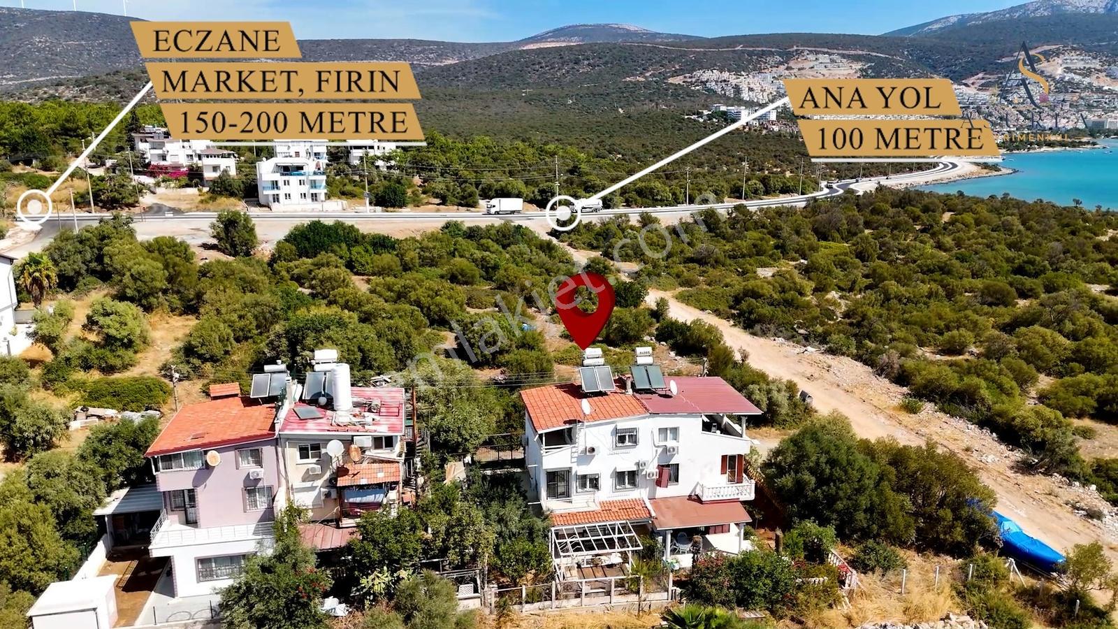 Didim Akbük'de 5+1 Deniz Manzaralı Bahçeli Villa | Denize 140 M. — fotoğraf 8